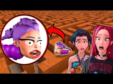 ¿Podrán escapar las KPOP DEMON HUNTERS del LABERINTO de RUMI GUSANO HAMBRIENTO?