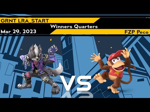 Xeno286 W.Quarters - LRA_START (Wolf) vs Peco (Diddy) - SSBU Tournament