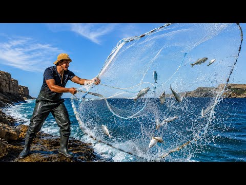 تحدي الصيد بالطريقة الهندية (بالطراح..)في البحر الصحراء المغربية … حصيلة غير متوقعة 🎣