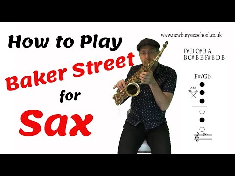 How to Play Baker Street for Alto Saxophone
