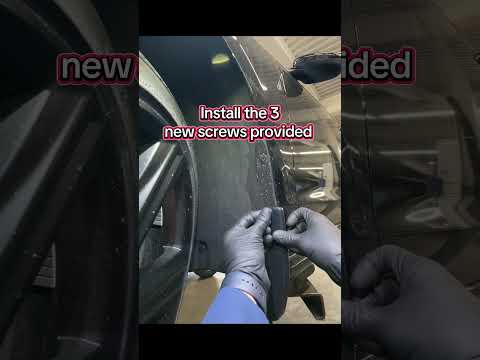 2025 Honda Accord Hybrid Sport Mud guard installation #Honda #hondaaccord #mechanic #Car #DIY #FYP