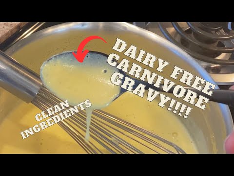 Dairy Free Clean Carnivore Gravy