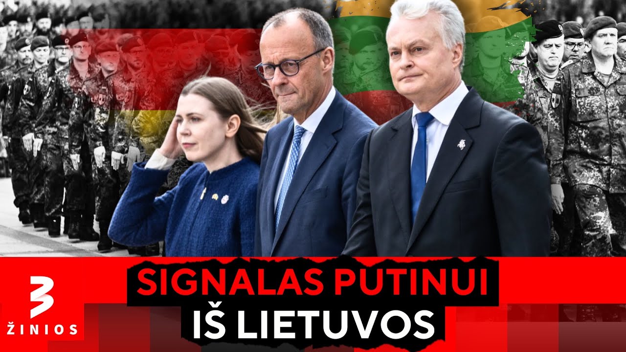 Vokietijos kancleris siunčia Kremliui nedviprasmišką žinią iš Vilniaus