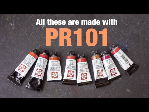 PR101 pigment comparison
