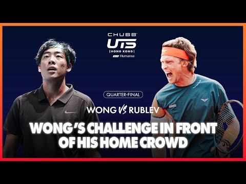 The Chosen Wong Coleman Wong vs Rublo Andrey Rublev | Chubb UTS Hong Kong with Humansa 2025