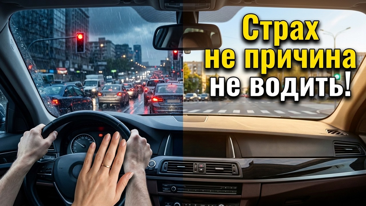 Страх не причина не водить! #сртахзарулем