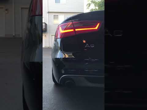 2012 Audi A6 C7 muffler delete rev