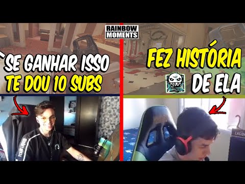 S3XYCAKE GANHANDO CLUTCH INCRÍVEL, 4K INSANO DO LAGONIS, PINADA DO NESK - MELHORES MOMENTOS LIVES R6