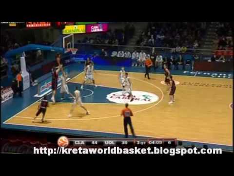 Euroleague 2010 - Week 8 : Caja Laboral - Olimpija Ljubljana 62-53 (16-12-09) highlights