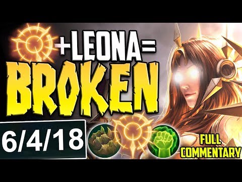 PTA + LEONA = BROKEN | NOT NORMAL DAMAGE AT ALL | Press the Attack Leona Sup S8 Ranked Gameplay