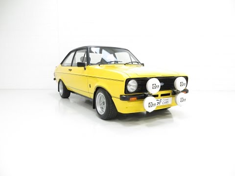 An Iconic, Very Rare Mk2 Ford Escort RS Mexico in Fabulous Condition - SOLD!