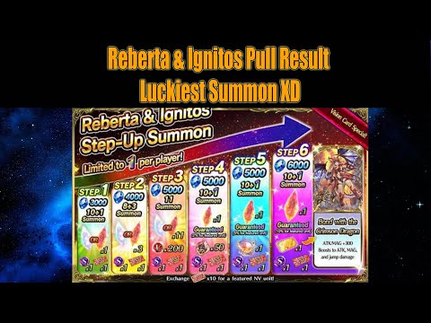 FFBE Reberta & Ignitos Pull Result: Lucky (#1421)
