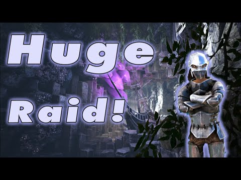 Wiping an OP Lost Island Cave Ark PVP Raid and Defense