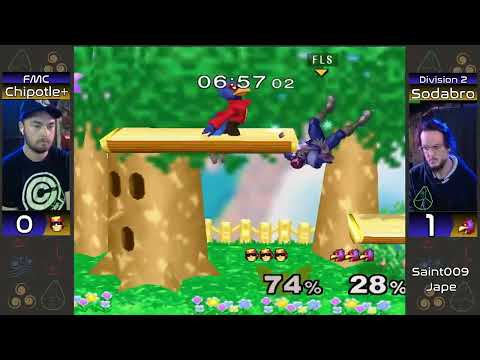 Florida Melee Circuit Season 2 Finals - Sodabro (Falco) Vs Chipotle+ (Falcon) - Division 2