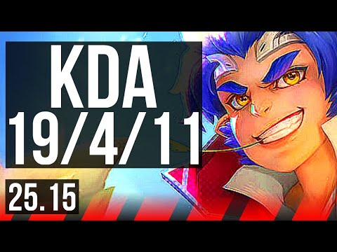 WUKONG vs FIORA (TOP) | 7 solo kills, 41k DMG, Legendary, 19/4/11 | EUW Master | 25.15