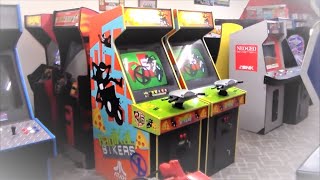 Atari & Gaelco's awesome 1998 Radikal Bikers Arcade Machine - Pair Of Linked Cabinets!