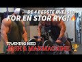 DE 4 BEDSTE ØVELSER TIL EN STØRRE RYG! TRÆNING MED MAN MACHINE OG JOSH 🤜🤛
