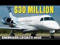 30 Million Embraer Legacy 650E Inside The Ultra Long Range Luxury Business Jet Luxury
