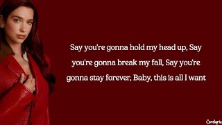 Dua Lipa - Begging (lyrics)