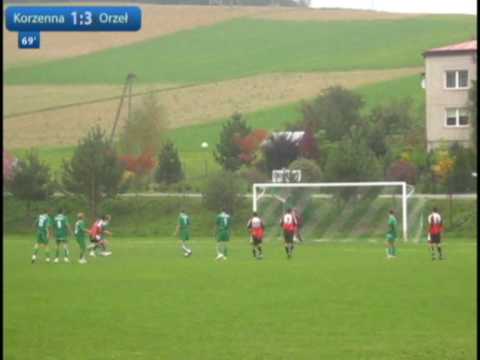ULKS Korzenna - Orzeł Wojnarowa - juniorzy 1:5, skrót meczu