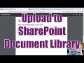 PowerApps Upload File To SharePoint Document Library