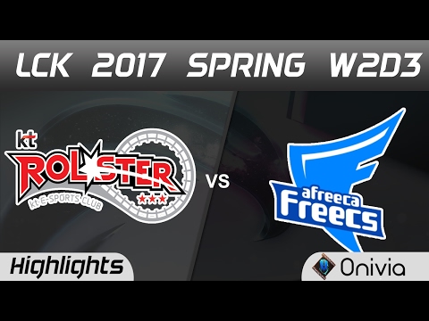 KT vs AFS Highlights Game 3 LCK Spring 2017 W3D1 KT Rolster vs Afreeca Freecs