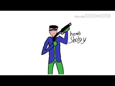 Nightcore angel with a shotgun