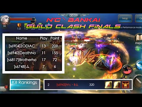 GUILD CLASH FINALS / Bankai vs Vertigo vs Crusader / Legacy of Discord-Furious Wings