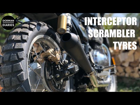 UK - Royal Enfield Interceptor 650 - Scrambler Tyres - Bridgestone Battlax Adventurecross AX41