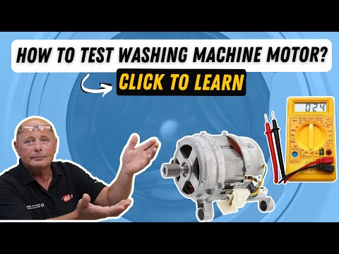 How to test a washing machine motor AC. making a test rig for the motor