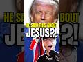 Donald Trumps Preaches JESUS ️ Christian Donaldtrump President Shorts