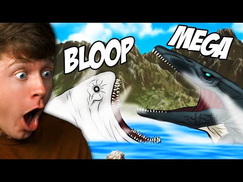 Reacting to BLOOP vs MEGA MOSASAURUS!