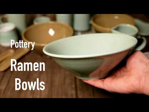 Making Ramen Bowls on the Pottery Wheel