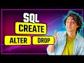 SQL DDL Commands Visually Explained CREATE ALTER DROP SQL Course 5