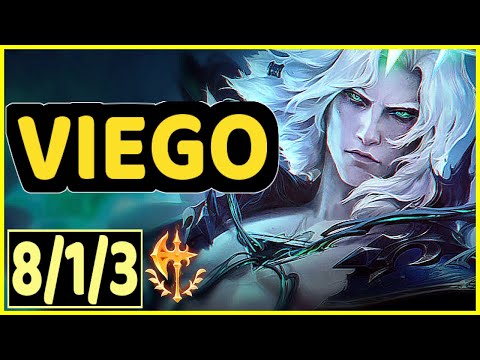 VIEGO VS NIDALEE - 8/1/3 KDA JUNGLE GAMEPLAY CHALLENGER I