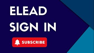 Elead Sign in