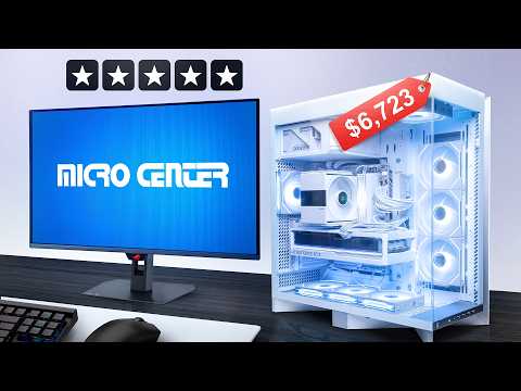 I Built a MAXED Out Gaming PC From Microcenter!