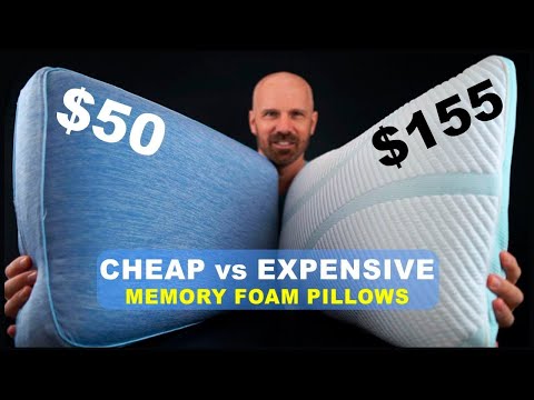 Cheap vs Expensive Memory Foam Pillows: Beautyrest vs Tempur-Pedic!