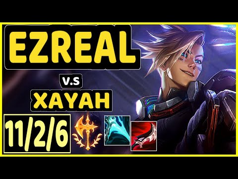 EZREAL vs XAYAH - 11/2/6 KDA BOTTOM ADC GAMEPLAY - EUW Ranked MASTER