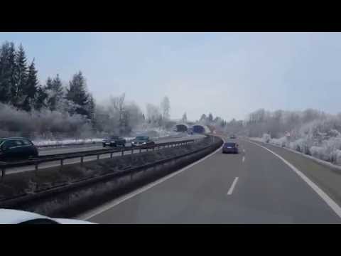 04.02.2015 Auf der B2 von Augsburg in Richtung Nürnberg!