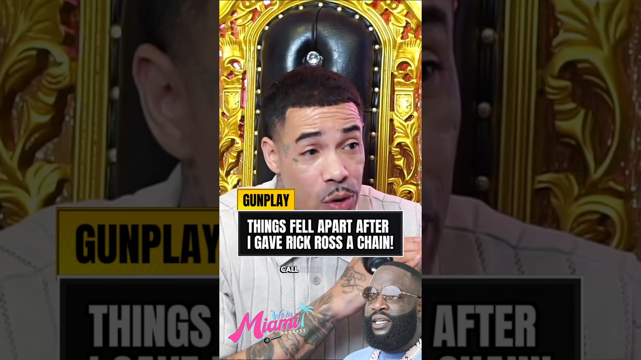 #Gunplay says #RickRoss relationship ended because of his Ex Wife #Vonshae 👀