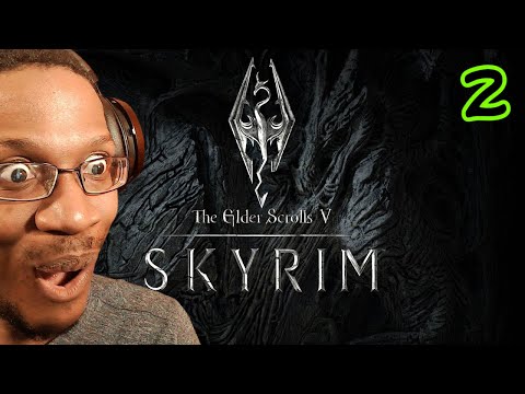 I should have played this sooner! It's AMAZING | First Time Playing Skyrim (PART 2)