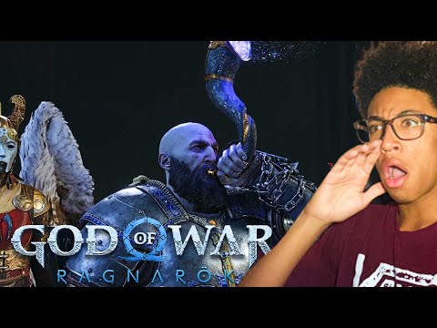 General Kratos Blows Gjallarhorn and Unites the Nine Realms Scene REACTION - God of War 5 Ragnarok