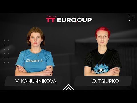 17:45  Vasylysa Kanunnikova  - Oleksandra Tsiupko 04.01.2025 TT Euro.Cup Women Ukraine Star. TABLE 4