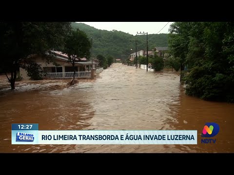 Joaçaba e Luzerna Sofrem com Inundações após Forte Chuva