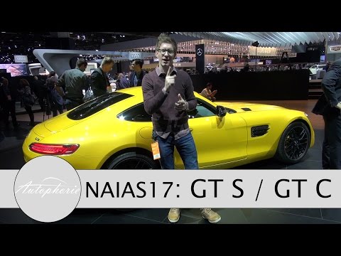 NAIAS 2017: Mercedes-AMG GT S Updates und GT C Coupé Edition 50 - Autophorie