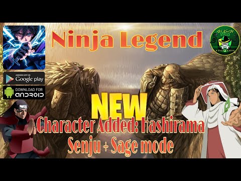Ninja Legend Gameplay 🎮 New Character Added: Hashirama Senju + Sage Mode Edo Tensei 🔥 Android/ApK