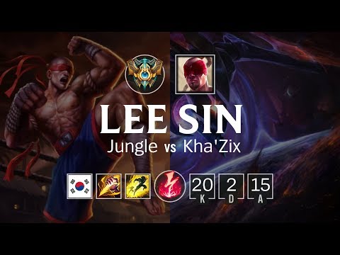 Lee Sin Jungle vs Kha'Zix - KR Challenger Patch 8.7