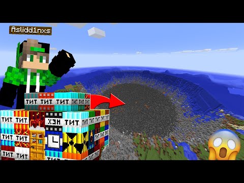 MINECRAFT/BUTUN QISHLOQ AHOLILARINI QIRAMIZ/KUCHLI TNTLAR/UZBEKCHA VIDEO