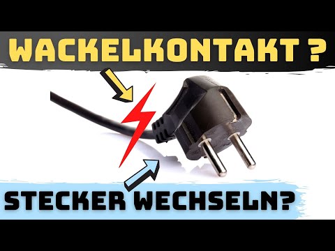 Hat dein Stromkabel einen Wackelkontakt / Kabelbruch ? Professionell reparieren! Stecker wechseln